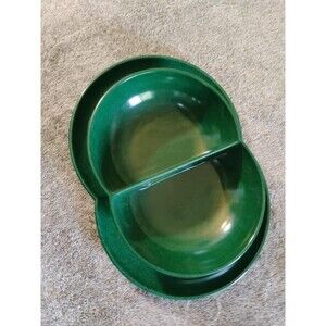 MCM Color Flyte Divided Bowl And Charger